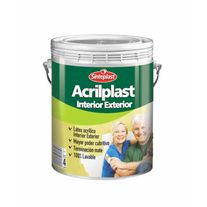 Acrilplast latex interior / exterior gris cemento 4 l