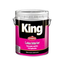 King latex interior blanco 10 l