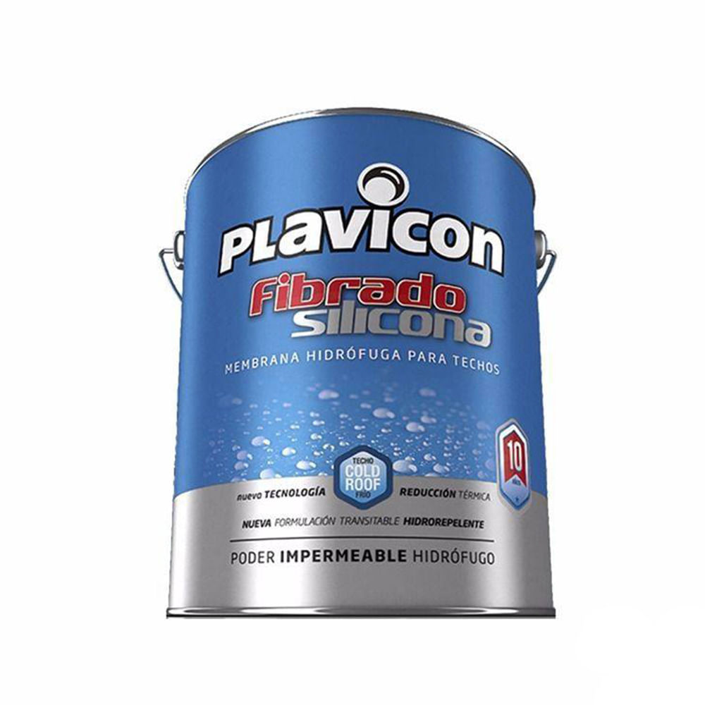 Plavicon Impermeabilizante Fibrado Siliconado 20 Kg 