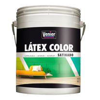 Latex color premium turquesa satinado 4 l