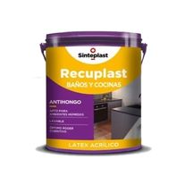 Recuplast latex baños y cocinas blanco 4 l