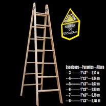 Escalera familiar doble 4 escalones 1.34 m