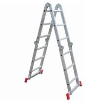 Escalera de aluminio 4x3 multiuso 12 escalones