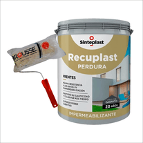 Combo Recuplast Perdura impermeabilizante para frentes blanco 20 l