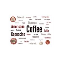 Sticker removible coffee 50x70 cm