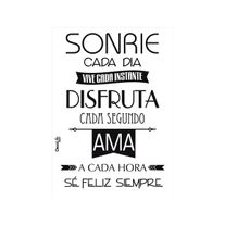 Sticker removible frases sueños 50x70 cm