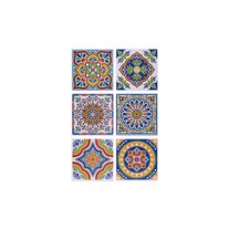 Vinilo autoadhesivo azulejo mandala colores 1 15x15 cm