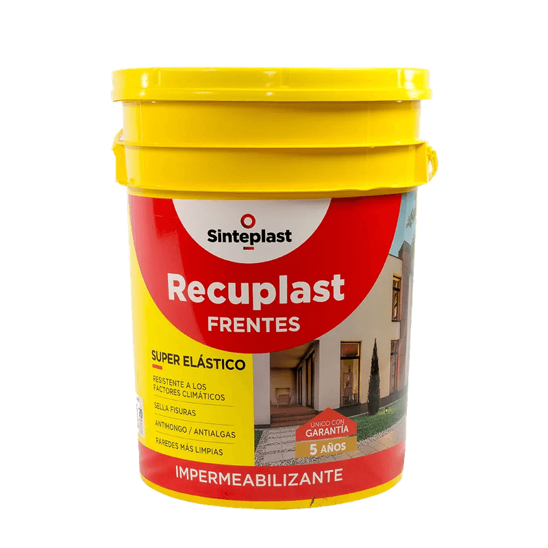 Recuplast Frentes Pintura Impermeabilizante 20 Lts Sinteplast