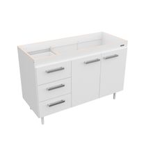 Bajo mesada sin bacha express melamina 1,20 m blanco