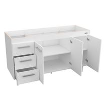 Bajo mesada sin bacha express melamina 1,40 m blanco