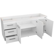 Bajo mesada sin bacha express melamina 1,60 m blanco
