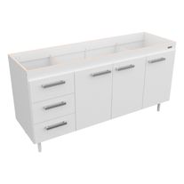 Bajo mesada sin bacha express melamina 1,60 m blanco