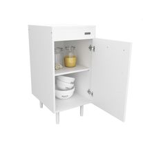 Modulo bajo mesada express melamina 0,40 m blanco
