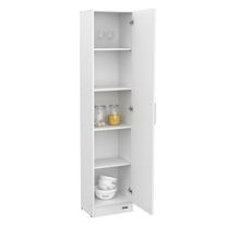 Despensero columna express con puerta melamina 1,80 m blanco
