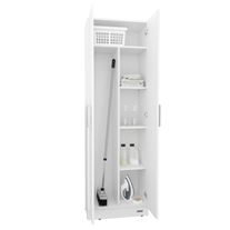 Organizador de limpieza express 2 puertas melamina 1,80 m blanco