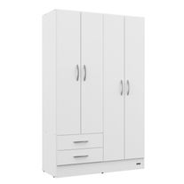 Placard 24 super express 4 puertas pintura uv 1,13 m blanco