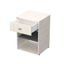 Mesa de luz milenial con cajon melamina 0,45 m venezia