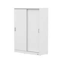 Placard dakar 2 puertas corredizas melamina 1,36 m blanco