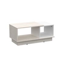 Mesa ratona milenial melamina 0,90 m venezia y blanco
