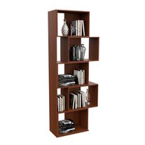 Biblioteca juvenil 5 cubos melamina 0,74 m tabaco