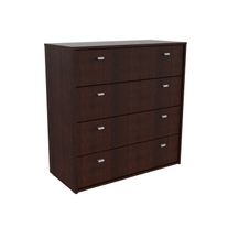 Comoda nature 4 cajones melamina 0,90 m wengue
