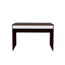 Mesa de escritorio pc 720 melamina 1,20 m wengue
