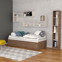 Modulo rack tv l melamina 1,36 m venezia