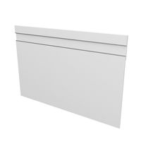 Respaldo sommier nature 2 plazas melamina 1,80 m blanco