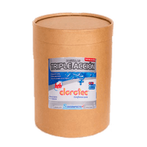 Pastillas de cloro triple acción en cuñete 50 KG