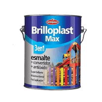 Brilloplast Max esmalte sintetico 3 en 1 gris espacial 4 L