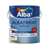 Albafrent acrilico latex exterior blanco mate 20 L