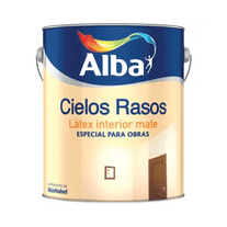 Cielos rasos latex interior blanco mate 1 L