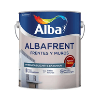 Albafrent frentes y muros impermeabilizante blanco 10 L