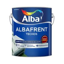 Albafrent Techos impermeabilizante rojo satinado 4 kg