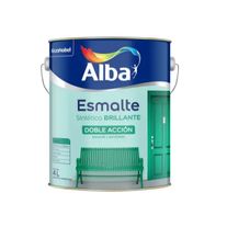Esmalte sintetico doble accion gris brillante 4 L