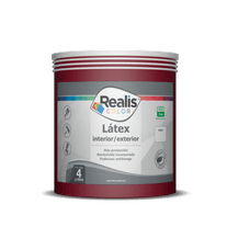 Latex interior exterior rojo caribe 4 L