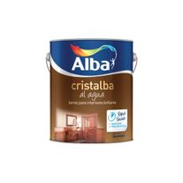 Cristalba barniz al agua interior brillante 4 L