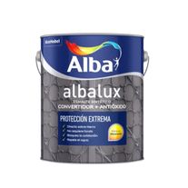 Albalux esmalte sintetico 2 en 1 martillado gris plata 1 L