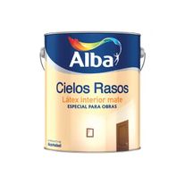 Cielos rasos latex interior blanco mate 4 L