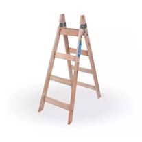 Escalera pintor de pino extra reforzada 4 escalones 1x3 1,20 m