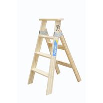 Escalera familiar de pino estandar 1x3 1x2 1/2 4 escalones 0,96 m
