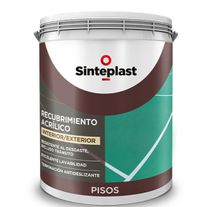 Recubrimiento acrílico para pisos negro 4 l